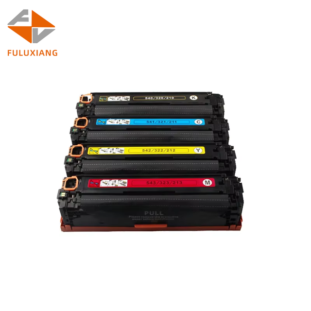 FULUXIANG Compatible 125A CB540A CB541A CB542A CB543A for HP LaserJet CP1215/1515/1518/1312mfp Canon LBP5050/MF8010cn/8030cn
