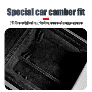 Boîte de rangement pour accoudoir central de décoration de troupeau portable automatique pour <span class=keywords><strong>tesla</strong></span> modèle <span class=keywords><strong>3</strong></span> highland Control gadgets de voiture accessoires intérieurs - Product Image 5