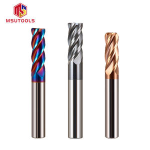 Frese a Testa Sferica con Raggio d'Angolo in Carburo di Tungsteno HRC 45 55 65 a 2/4 Taglienti per Fresatura CNC - Product Image 4