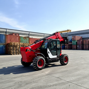 CE EAC EURO5/EPA Telescopic Forklift <strong>Wheel</strong> <strong>Loader</strong> Diesel 4x4 <strong>Loader</strong> with Boom Arm Compact Telehandler <strong>Small</strong> Forklift - Product Image 1
