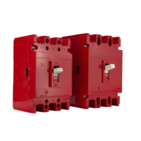 Yihui 1140V125M 1200V 18-20kA 3P Interruptor Termomagnético de Alta Tensión Rojo MCCB para Minería ELCB GCB Distribución de Energía