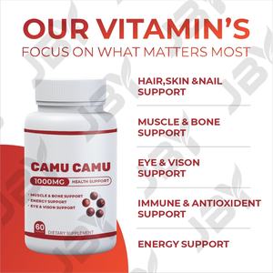 Fábrica JBY, venda por atacado de cápsulas vegetarianas de <span class=keywords><strong>Camu</strong></span> <span class=keywords><strong>Camu</strong></span>, promovendo a saúde do sistema intestinal e digestivo. - Product Image 3