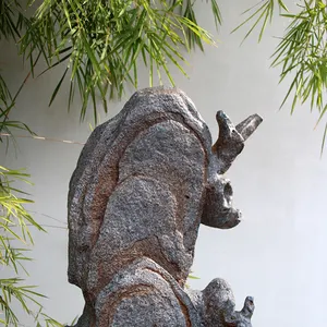 Garten dekor für Anzeige Riesiger Eisen rost stein für Garten Außen landschaft Rost stein für zu Hause