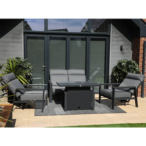 YASN Luxury Modern Outdoor Reclining Lounge Set <strong>Garden</strong> <strong>Furniture</strong> With Adjustable <strong>Rising</strong> <strong>Table</strong> - Product Image 1