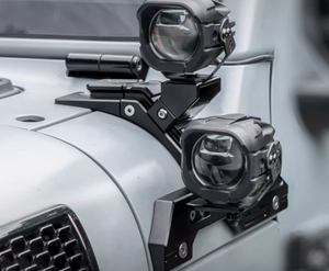 El soporte de foco de lámpara auxiliar de Pilar A de la cubierta del motor LED reacondicionado de OMU es adecuado para JEEP Wranglers Gladiators <span class=keywords><strong>JL.</strong></span> - Product Image 2