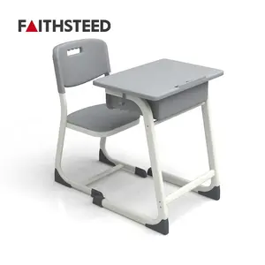 Wooden Ergonomic Classroom Children Reading Student Desk And Chair Set For Middle School Used