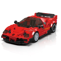 Mould King 27078 F4T LM Voiture de sport en blocs de construction MOC, jouet de construction à petites particules, idéal pour un cadeau de Noël