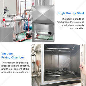 Máquina de Freír al Vacío para Chips de Plátano ORME, Freidora al Vacío de Jackfruit a Pequeña Escala para Frutas y Verduras - Product Image 5