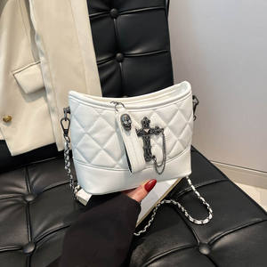 Bolso de hombro de diseño geométrico de lujo. Hecho de material PU de alta calidad. Adecuado para uso diario.3679 - Product Image 3