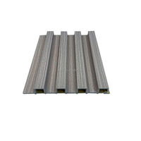 Panel de WPC de material decorativo impermeable, ignífugo y ecológico para techos y paredes de fondo de TV