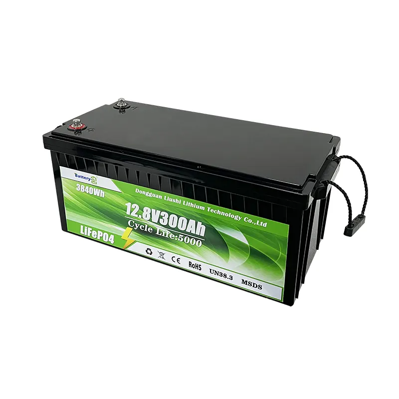 12,8 V Lithium batterie 12V 300Ah Akku mit aktivem Balancing Bms und Bildschirm