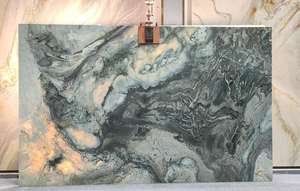 Comptoirs de cuisine, dessus de vanité et dessus de table en quartzite boréale de cactus naturel, marbre vert, design moderne de comptoir en marbre, 1 an - Product Image 6