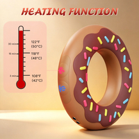 Alwup Heizender Donut-Penisring Sexspielzeug - Aufwärm-Design für verbesserten Komfort und intime Stimulation