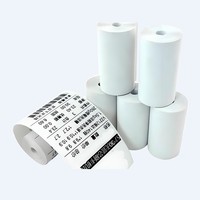 Rouleaux de papier thermique Yoko 80x80mm pour imprimantes ATM et TPV, 48gsm 55gsm, 3 1/8" x 230', pour caisses enregistreuses et machines TPV doubles
