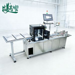 Máquina de marcado láser UV automática para bolsas de plástico delgadas con alimentación antiatascos, solución de inspección y rechazo de trazabilidad de matriz de códigos de fecha - Product Image 2