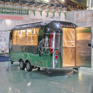 2025 12ft Catering Totalmente equipado Food Truck Hot Dog Food Cart EE. UU. Remolque de comida personalizado con equipos de cocina - Product Image 1