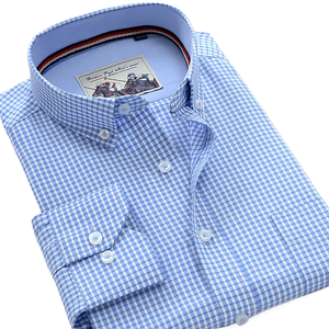 <span class=keywords><strong>Camisas</strong></span> de Vestir para <span class=keywords><strong>Hombre</strong></span>, Tallas Grandes, Transpirables, Casuales, de Color Sólido, a Rayas, a Cuadros, <span class=keywords><strong>Oxford</strong></span>, Manga Larga, Venta al Por Mayor de Fábrica - Product Image 2