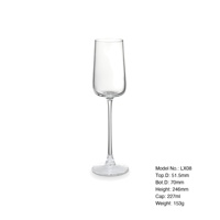 Verre à vin classique et moderne, verre à champagne pour hôtel, cadeau et vin rouge, logo personnalisable