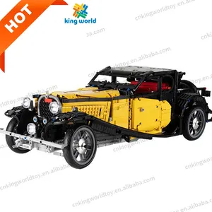 MOULD KING-Kit de construction de voiture vintage pour garçon, blocs de construction RC, briques d'assemblage MOC, 13080 + 13080D