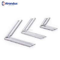 Raccord d'angle pour conduit de ventilation en acier galvanisé anti-corrosion, série FFC, accessoires CVC de conception industrielle
