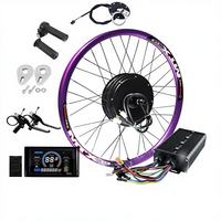 Kit de conversion de moyeu arrière pour vélo électrique SurRon, roue de couleur violette MTX, 48V/52V/72V 5000W 45A, onde sinusoïdale SW900 UKC1, 26/27.5/29" 700c