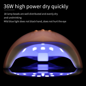 Allsome — <span class=keywords><strong>lampe</strong></span> sèche-ongles <span class=keywords><strong>36w</strong></span> <span class=keywords><strong>pro</strong></span> sans fil, rechargeable, double lumière, led uv, pour salon de manucure, nouvel arrivage 2022 - Product Image 2