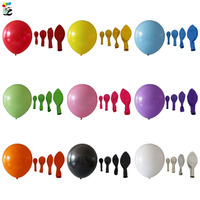 Ballons de haute qualité de 10 pouces en latex naturel, disponibles en bleu foncé, rose, or, rouge, argent, vert