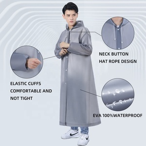 <span class=keywords><strong>Impermeable</strong></span> Multicolor Portátil, Chaqueta <span class=keywords><strong>Impermeable</strong></span> de Eva Reutilizable, Poncho para <span class=keywords><strong>Mujer</strong></span> - Product Image 3