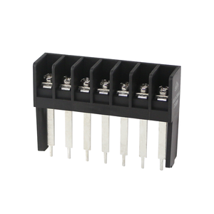 <span class=keywords><strong>H</strong></span>àng Rào Oem Khối Thiết Bị Đầu Cuối Bằng Nhựa Dải Đầu Nối Điện Vít Pcb 7.62Mm Ptich 300V Màu Đen - Product Image 1