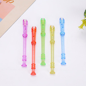 Mini <span class=keywords><strong>flauta</strong></span> de color lista para el fabricante, equipo de música para niños, suministro de juguetes de plástico para puesto callejero - Product Image 4