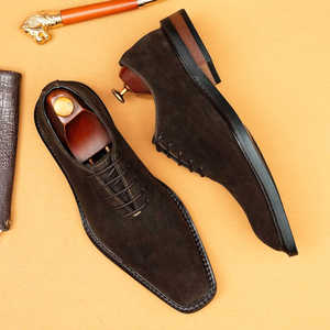 Zapatos de Vestir Formales Oxford para Hombre, Nuevos de Fábrica, Zapatos de Oficina, Zapatos Casuales Transpirables y Cómodos de Cuero - Product Image 2