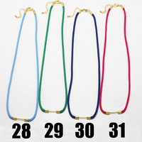 Collier en corde tressé à la main, coloré, de luxe, unisexe, accessoires de collier DIY, best-seller