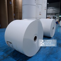 Gobelet en papier couché PE, rouleau de matières premières, vente en gros de papier couché PE en rouleau