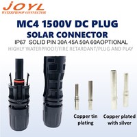 Connecteur solaire JOYL MC4-1500VDC 50A pour éclairage solaire et vidéosurveillance