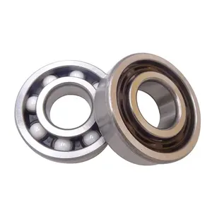 Hybrid ceramic ZrO2 balls 6204 20x47x14mm bearing with chrome steel inner and outer rings