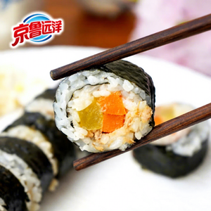 Kimbap Coreano Halal Asiático, Rollo de Sushi, Rollos de Algas Marinas Congeladas, Comida Coreana, Kimbap - Product Image 2