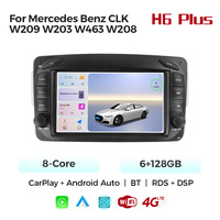 Écran audio de voiture MEKEDE H2, écran de voiture, Car-play, multimédia, DVD, navigation pour Mercedes Benz CLK W209 W203 W463 W208