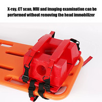 JIE YUAN Immobilisateur de tête et planche dorsale pour enfants et adultes, pour secours d'urgence, avec support cervical thoracique, sécurité aquatique, NBR