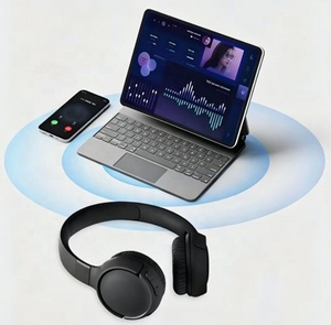 Auriculares de Color Sólido, Auriculares Modernos para la Escuela y el Trabajo, Auriculares Bluetooth para Computadora - Product Image 6