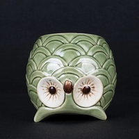 Tasse Tiki en Céramique 3D Osseuse Originale Hibou Nuit pour Cocktails, Vin, Smoothies, Sorbets – 600ml – Maori Beach Bar
