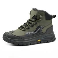 Chaussures de sécurité en acier pour hommes et femmes, anti-écrasement, anti-impact, respirantes, légères, bottes de sécurité industrielles