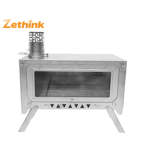 Kompor Tenda Paduan Titanium Wt-Dream Multi-Fungsi, Pemanggang Kayu untuk Luar Ruangan, Oven Barbekyu untuk Berkemah & Mendaki, Impian Pendaki - Product Image 2