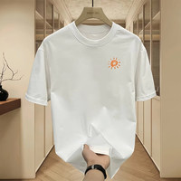 T-shirt décontracté pour homme tendance 2026, impression de haute qualité, coton pur, doux pour la peau, confortable