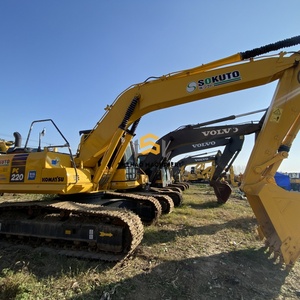 รถขุดไฮดรอลิกขนาดกลาง KOMATSU PC220 22 ตัน เครื่องยนต์ ปั๊ม และมอเตอร์ ยี่ห้อญี่ปุ่น สำหรับงานก่อสร้างโครงสร้างพื้นฐาน - Product Image 2