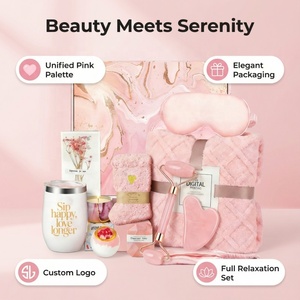 Lunaire - Set de <span class=keywords><strong>Regalo</strong></span> de Lujo <span class=keywords><strong>para</strong></span> el Cuidado Personal <span class=keywords><strong>para</strong></span> Mujer, Cesta de <span class=keywords><strong>Regalo</strong></span> de Spa Rosa con Manta, Perfecta <span class=keywords><strong>para</strong></span> el Día de la Madre, Regalos de Cumpleaños - Product Image 4
