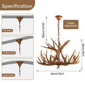Электрическая сушилка для обуви в скандинавском ретро-стиле с рогами оленя для ресторанов, кафе, гостиных, баров и домашнего использования - Product Image 5