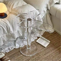 Table basse en acrylique, petite table papillon moderne et simple, pour balcon, chambre, salon, canapé, table d'angle arc-en-ciel