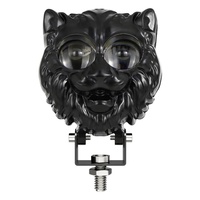 Phare LED universel pour moto, blanc et jaune, avec feux de conduite et antibrouillard, pour montage sur moto
