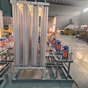 Hebei Zhengxin 100 Nm/h Erdgas/Stickstoff/Argon/<span class=keywords><strong>CO2</strong></span>/Sauerstoff-kompatibles Multigas-Verdampfer-Set mit Doppelweg-Druckregler - Product Image 3