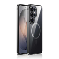 Étui magnétique en métal aluminium de qualité supérieure pour Samsung Galaxy S26 Series, coque ultra-fine transparente anti-rayures